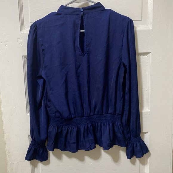 Scoop women’s blue peplum blouse - Picture 6 of 6